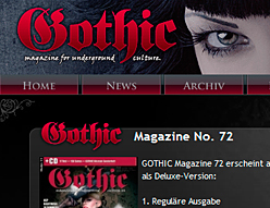 Gothic Magazine – Website