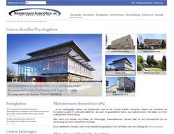 Münstermann Immobilien oHG – Website 2012